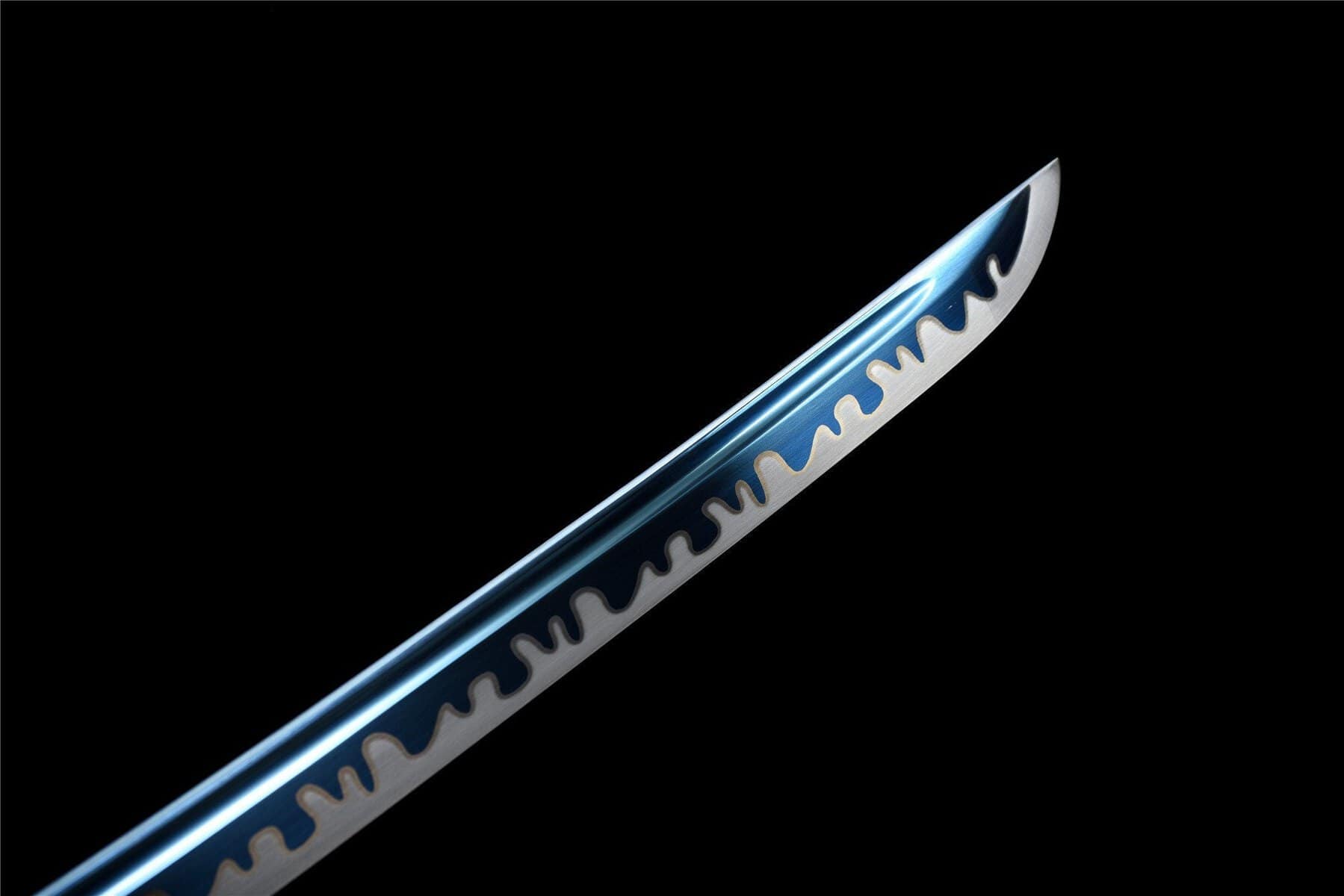 Marble Saya Blue Blades Katana