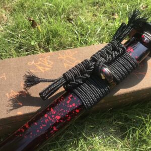 Purple Blade Black And Red Katana