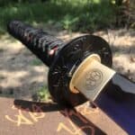 Purple Blade Black And Red Katana