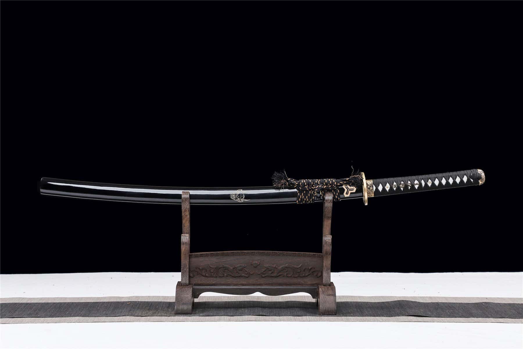 Purple Blade Black Demon Katana