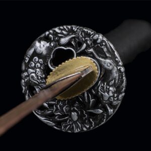 Red Crack Wooden Katana