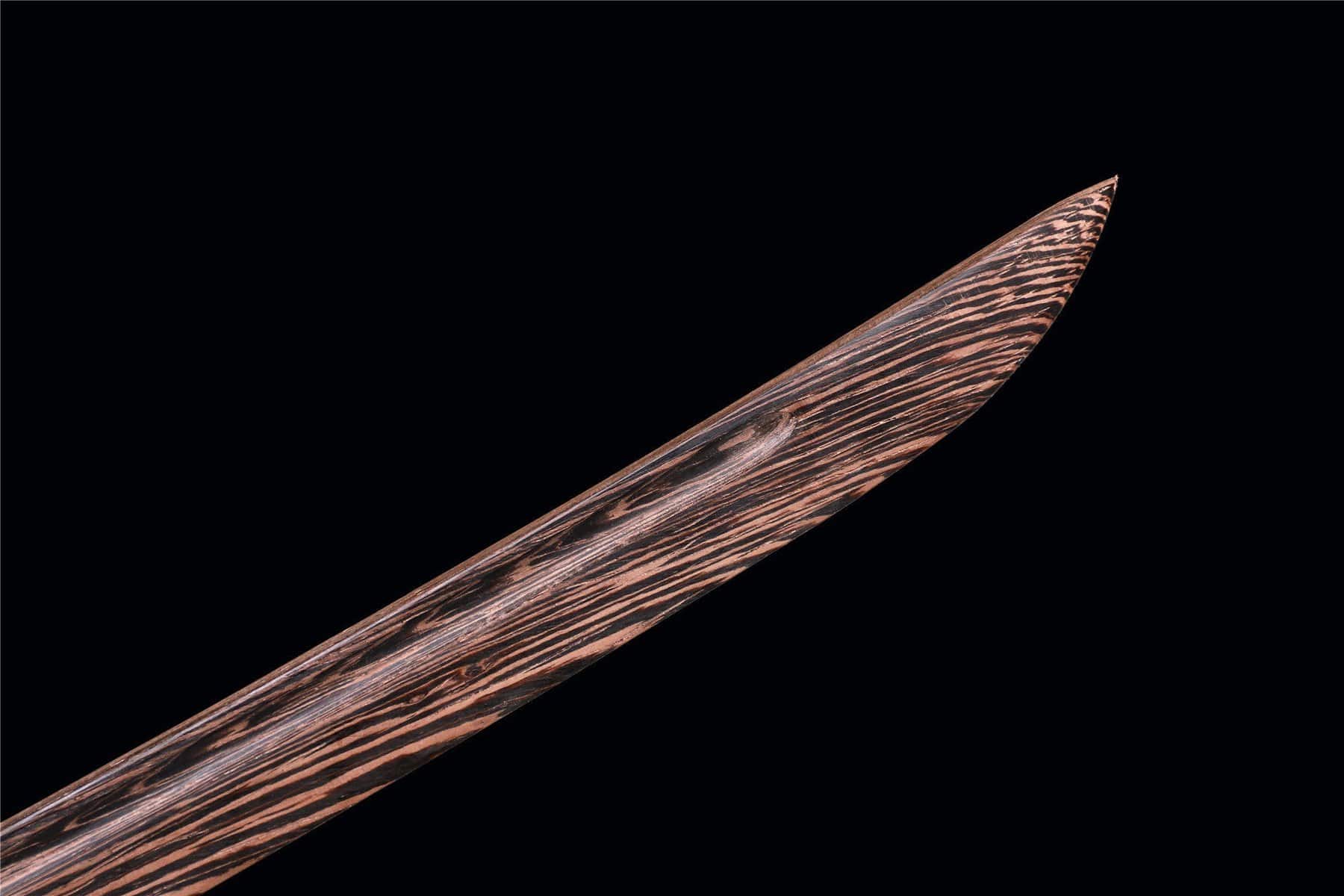 Red Crack Wooden Katana
