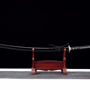 Black Samurai Katana Purple Blade