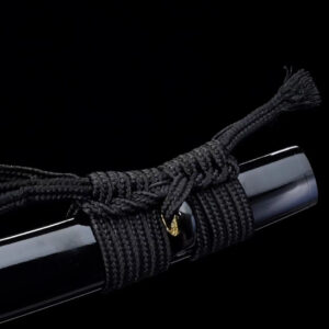 Black Samurai Katana Purple Blade