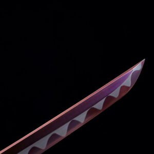 Black Samurai Katana Purple Blade