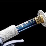 Silver Dragon Katana