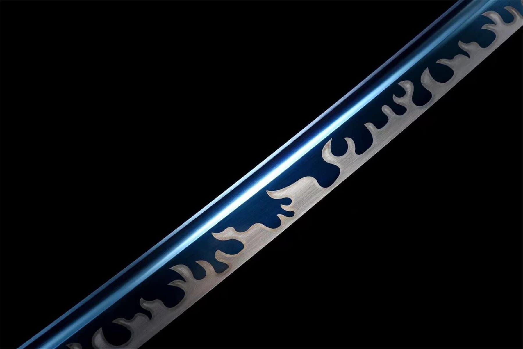 Silver Dragon Katana