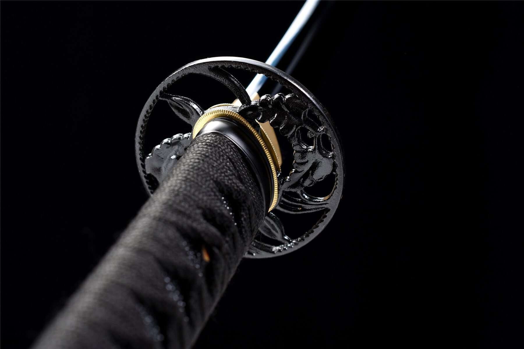 Black Blue Blade Katana