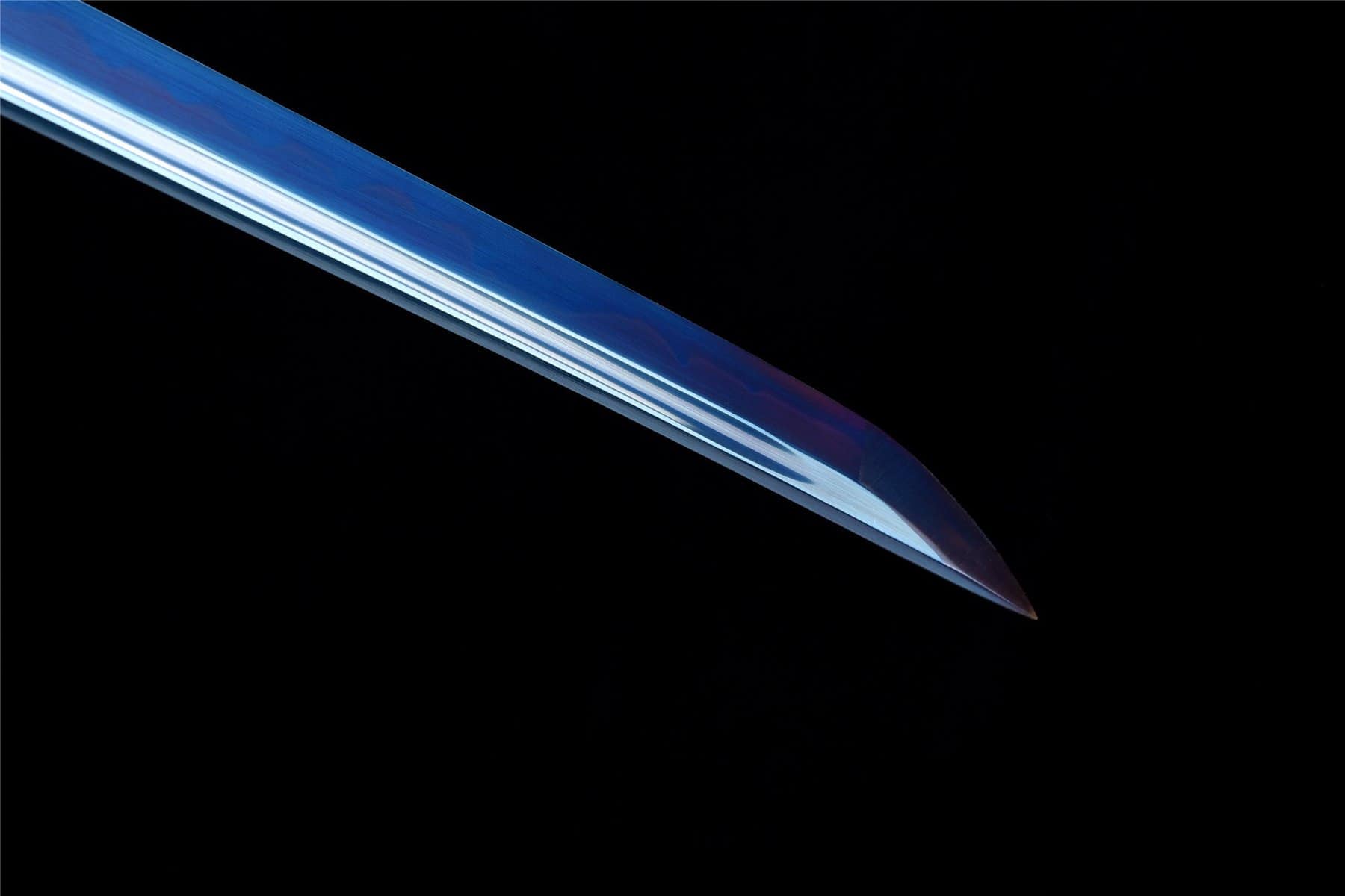 Black Blue Blade Katana