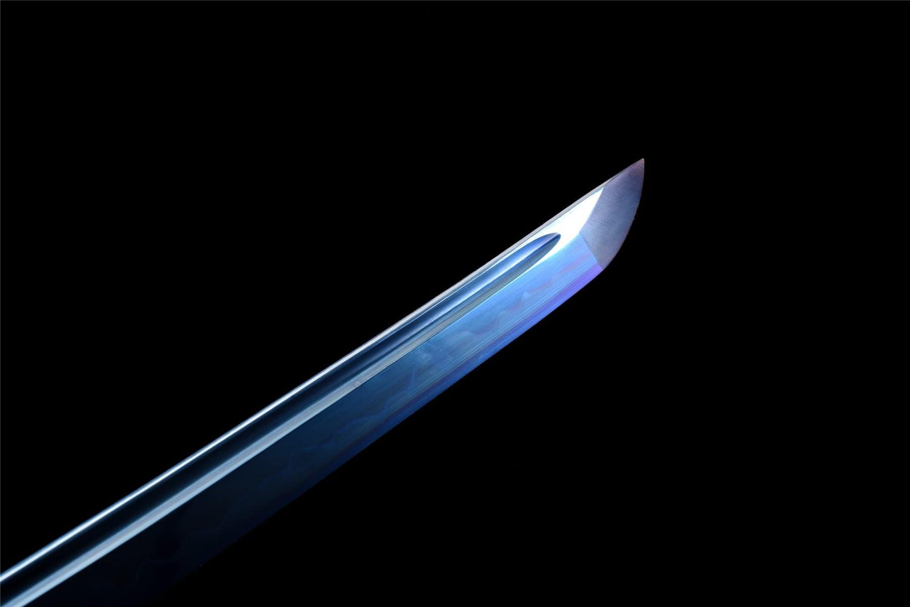 Black Blue Blade Katana