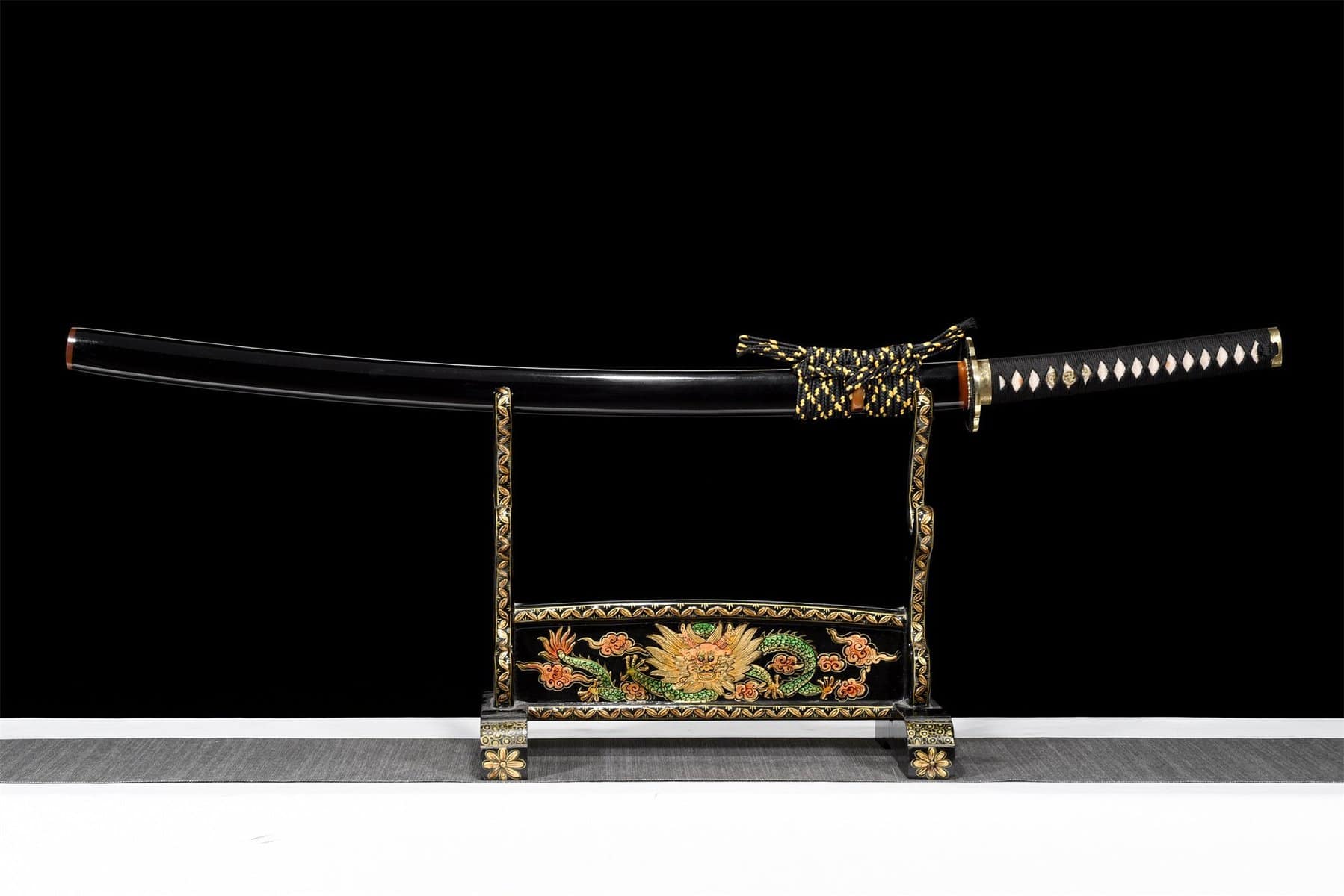 T10 Black Carbon Steel Katana