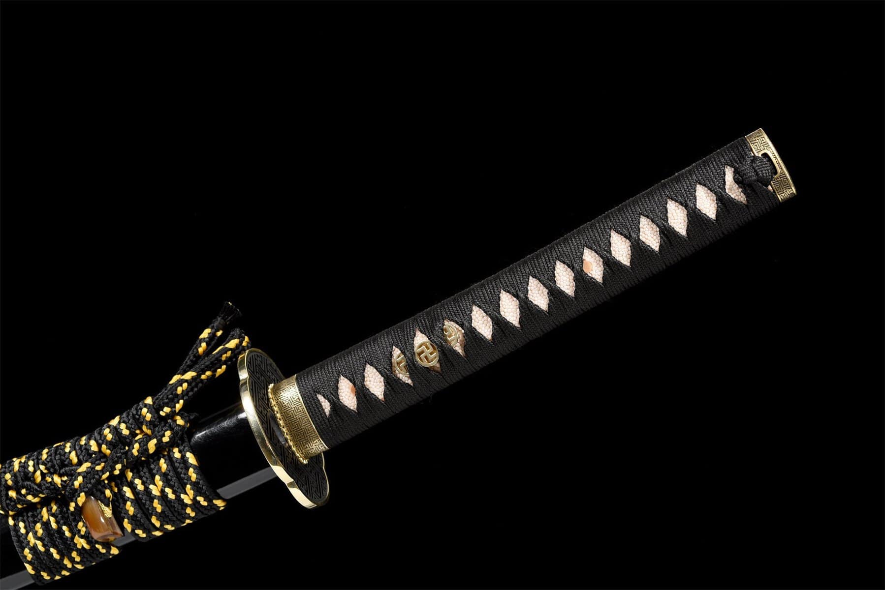 T10 Black Carbon Steel Katana