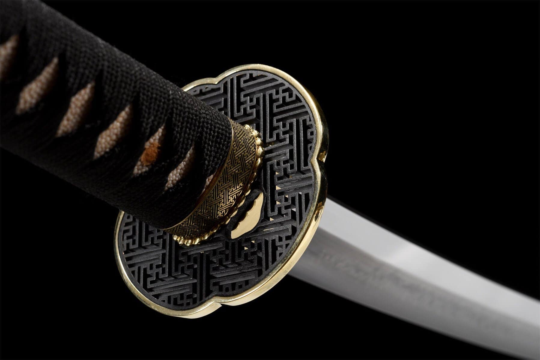 T10 Black Carbon Steel Katana