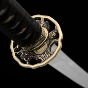 T10 High Carbon Steel Black Dragon Katana