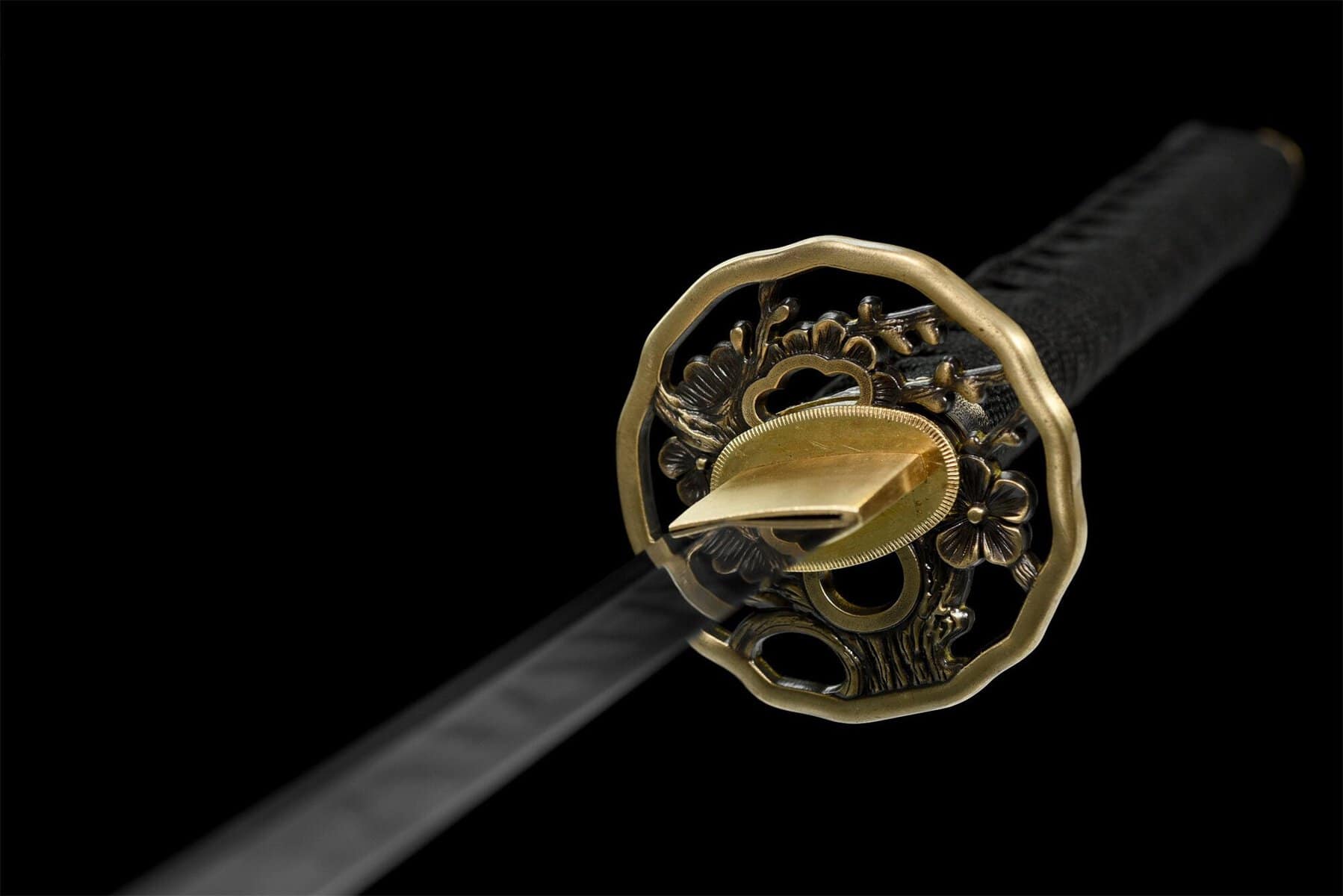 T10 High Carbon Steel Black Dragon Katana