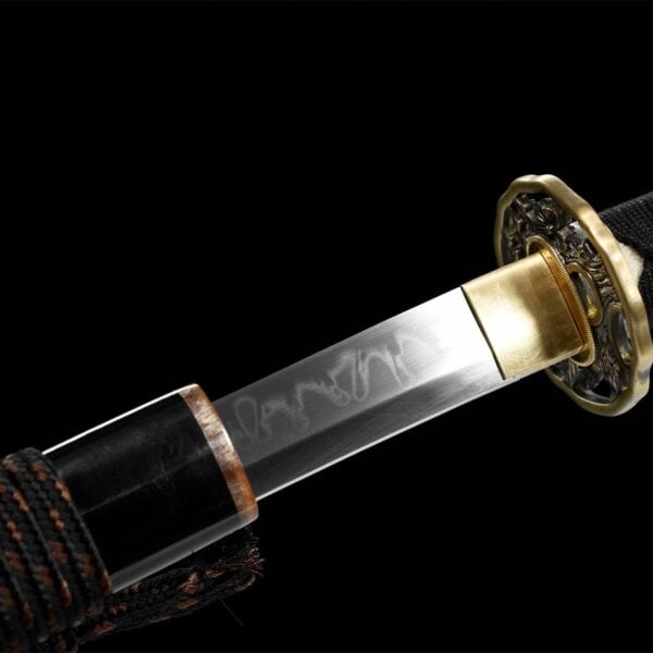 T10 High Carbon Steel Black Dragon Katana