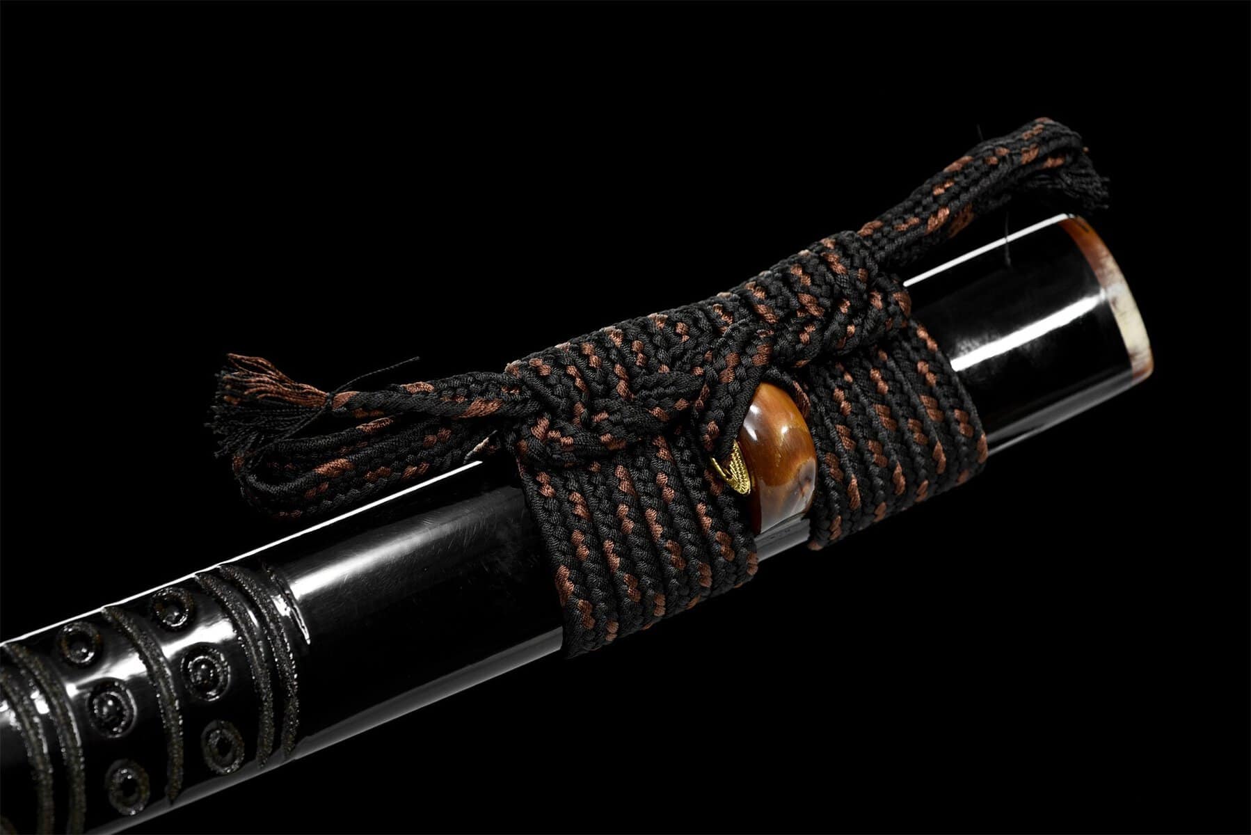 T10 High Carbon Steel Black Dragon Katana
