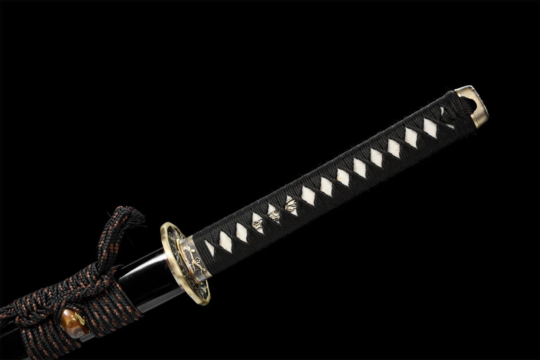 T10 High Carbon Steel Black Dragon Katana