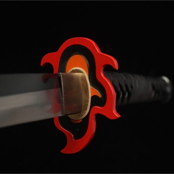 Tanjiro Sword With Rengoku Gard