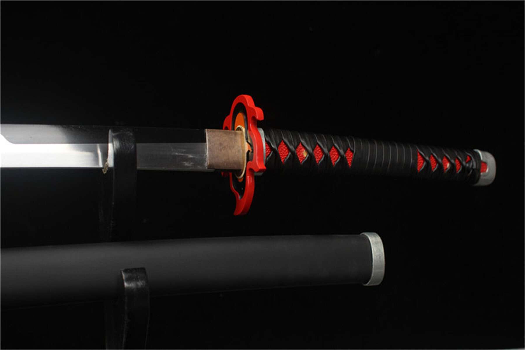 Tanjiro Sword With Rengoku Gard