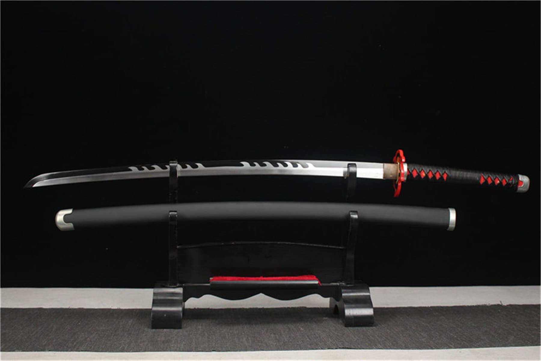 Tanjiro Sword With Rengoku Gard
