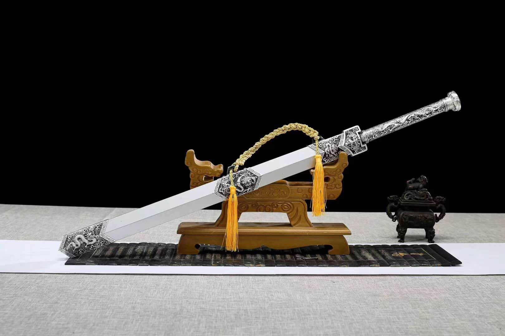 White And Blue Sword