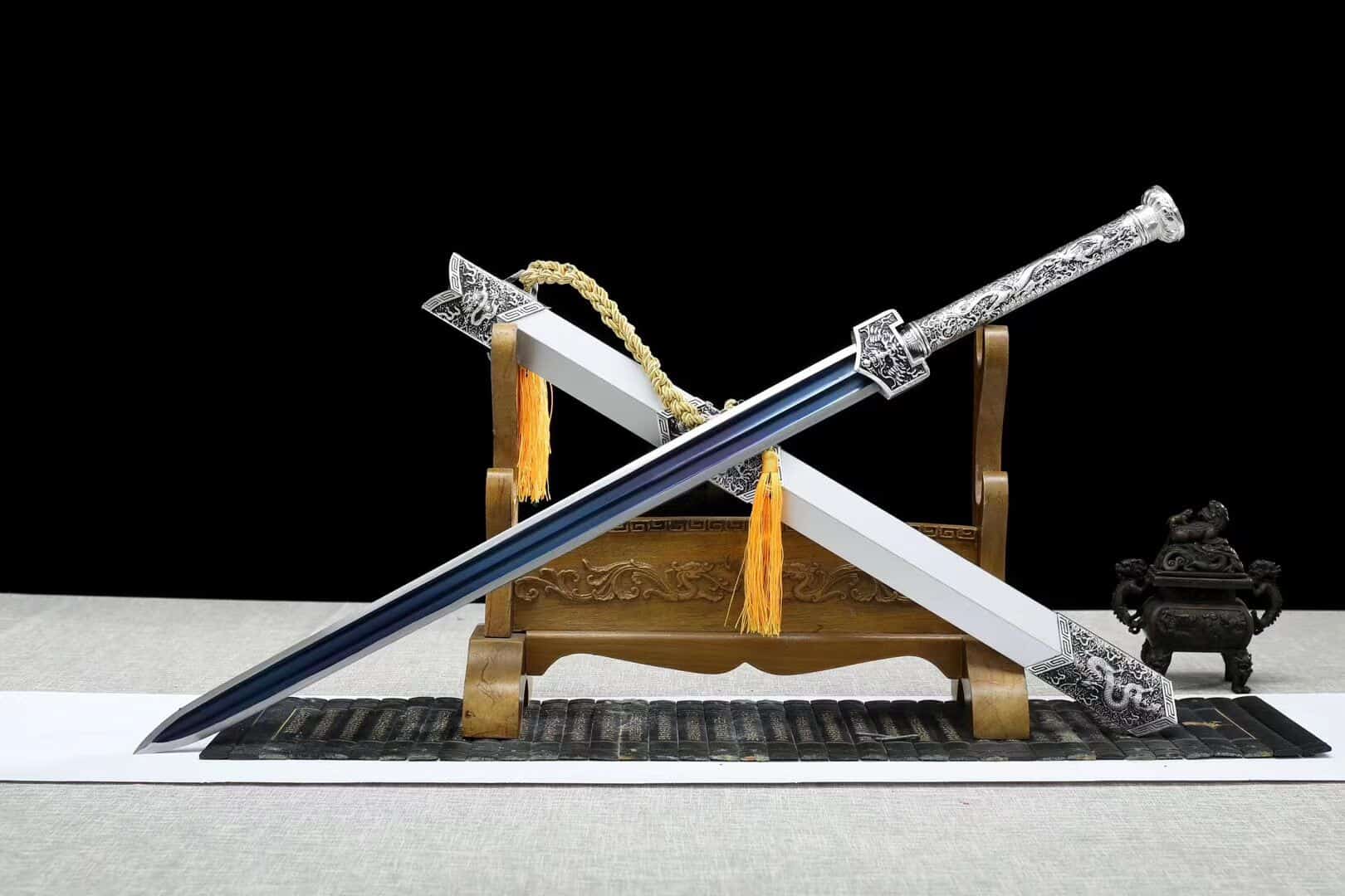 White And Blue Sword