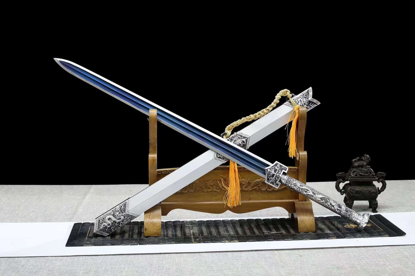 White And Blue Sword