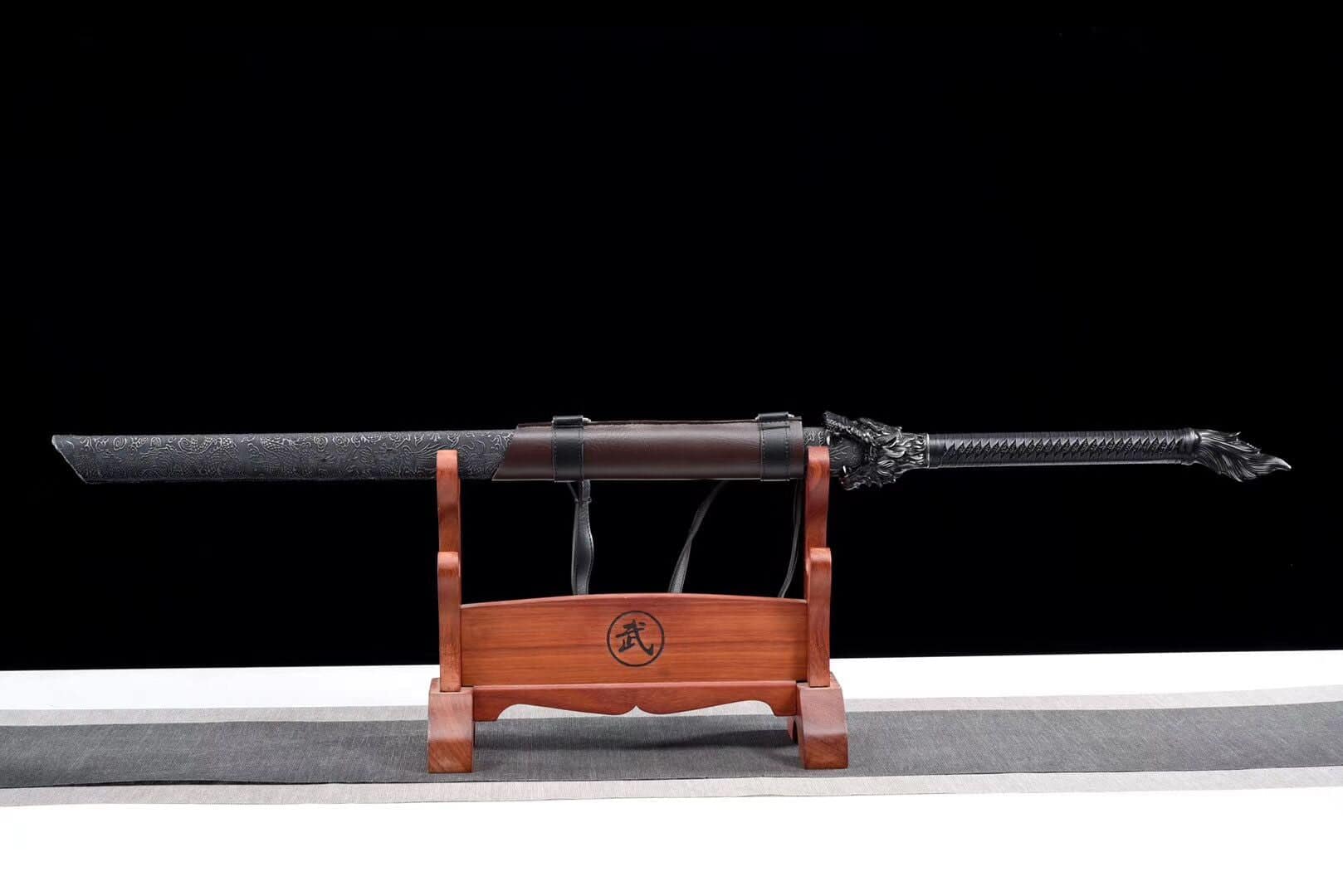 Wolf Head Chinese Blue Sword