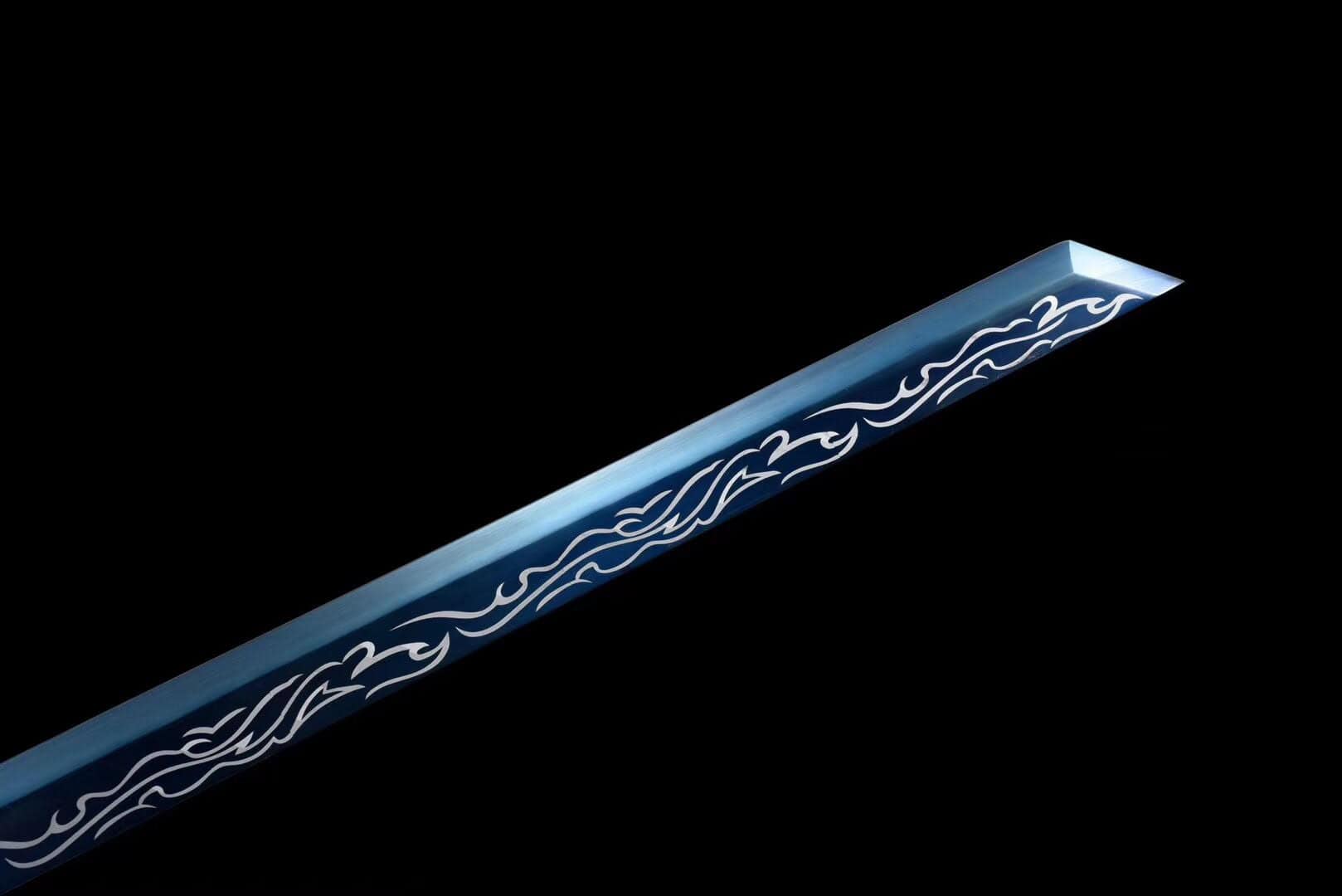 Wolf Head Chinese Blue Sword