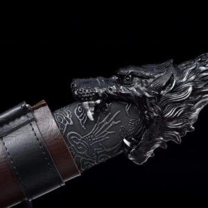 Wolf Head Chinese Blue Sword