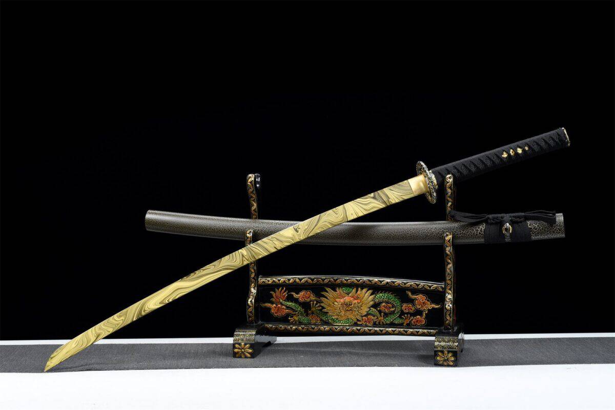 Yellow Pattern Japanese Blade