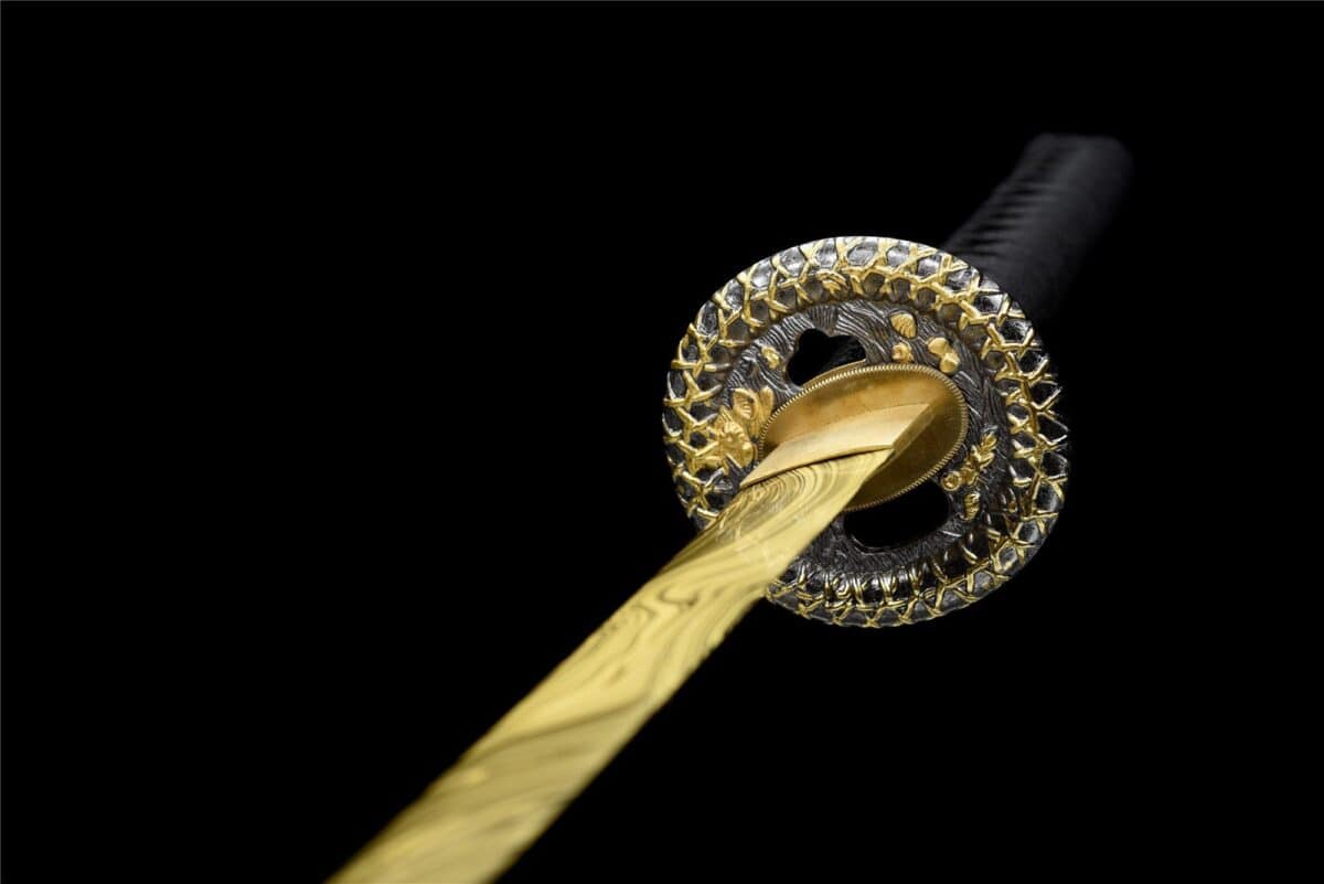 Yellow Pattern Japanese Blade