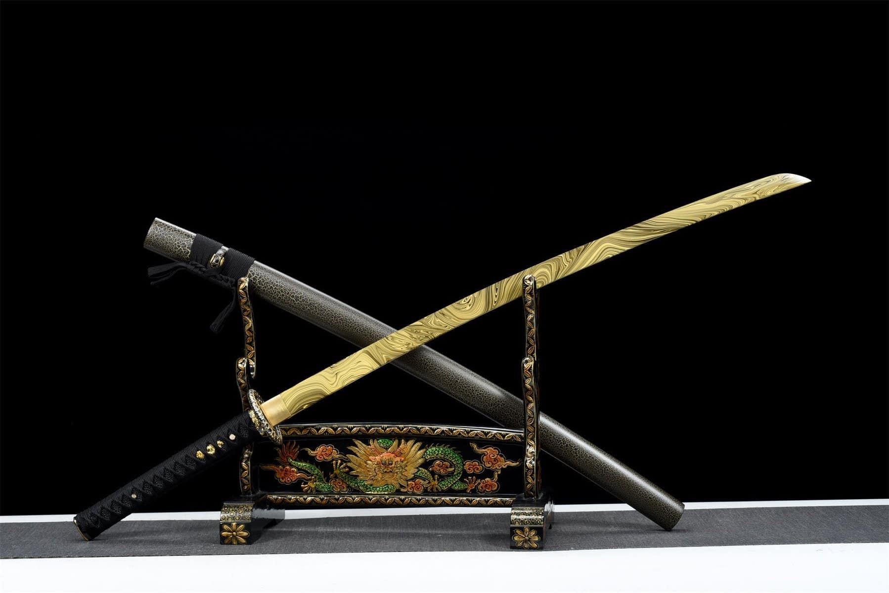 Yellow Pattern Japanese Blade