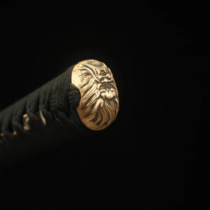 Black Engraved Dragon Scabbards Katana