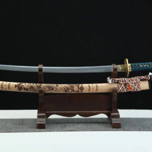 Yellow Dragon Katana Sword
