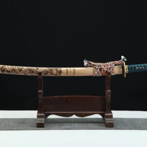 Yellow Dragon Katana Sword