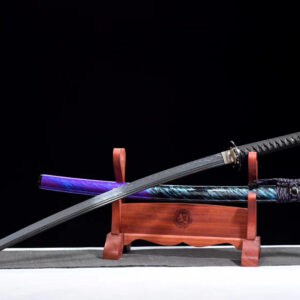 Black And Purple Katana