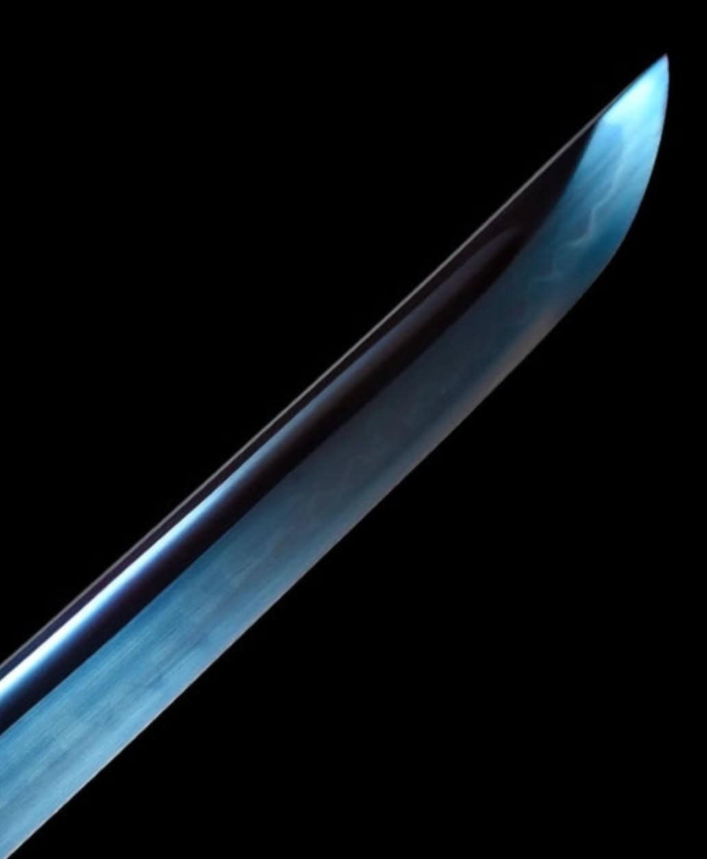 Black And Blue Ice Katana