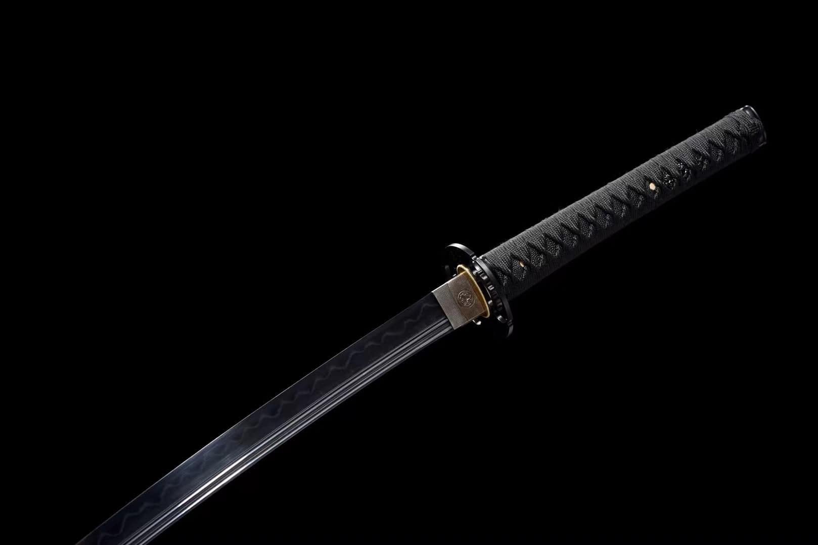 Black And Purple Katana