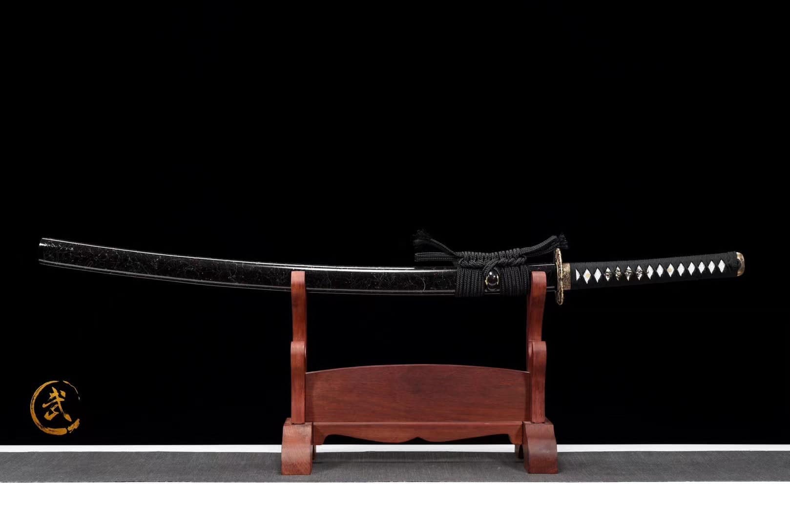 Black And Blue Ice Katana