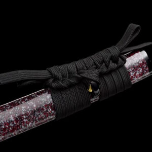 White And Purple Japanese Sword Set