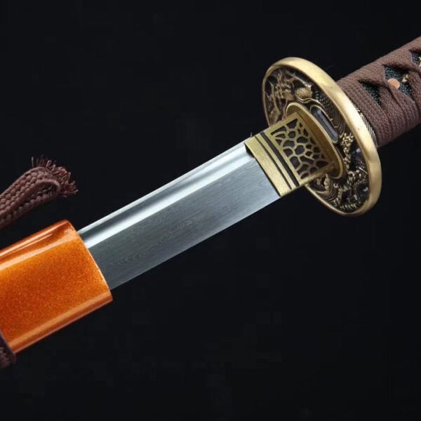 Damascus Falling Flower Katana