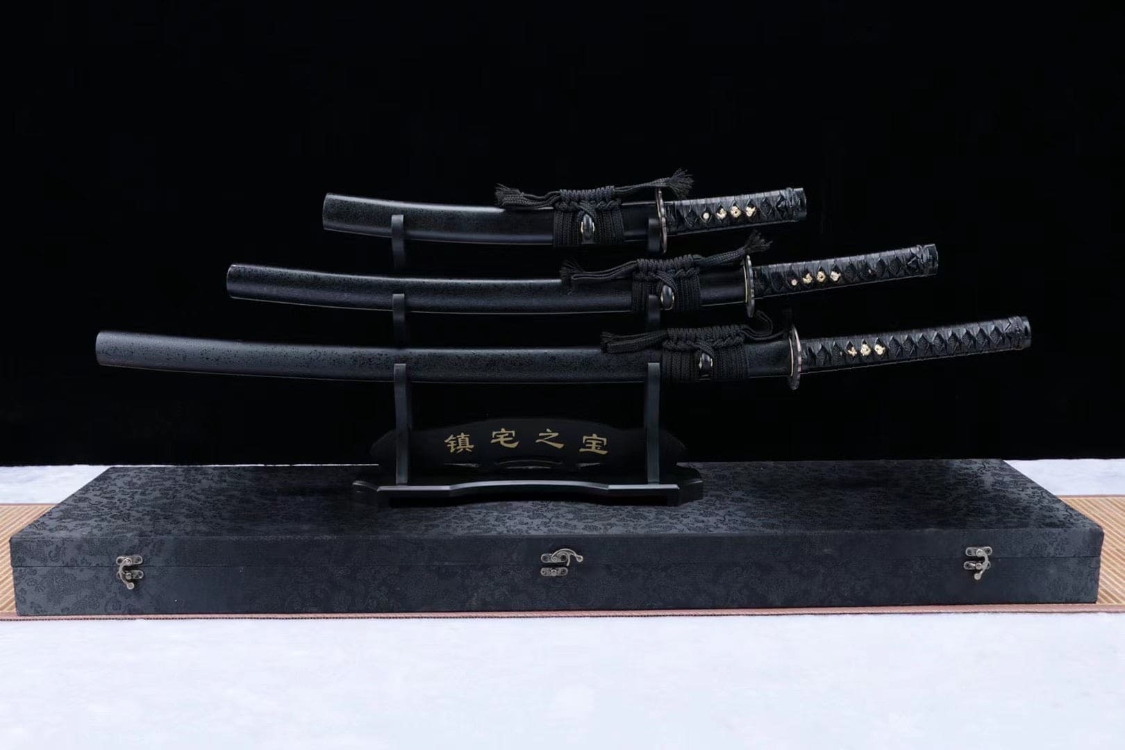 Black Flame Japanese Sword Set