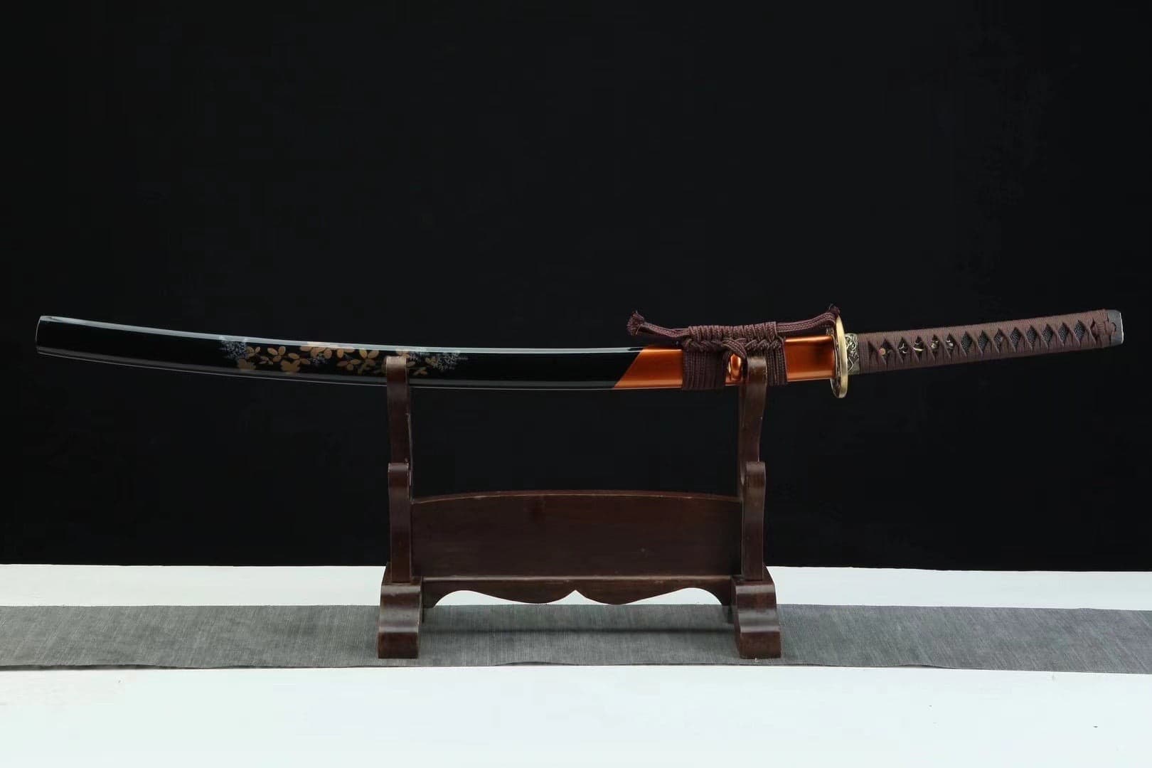 Damascus Falling Flower Katana