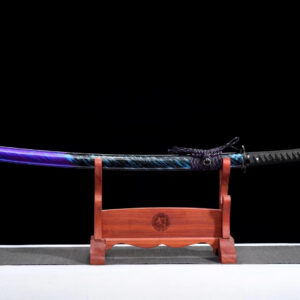 Black And Purple Katana