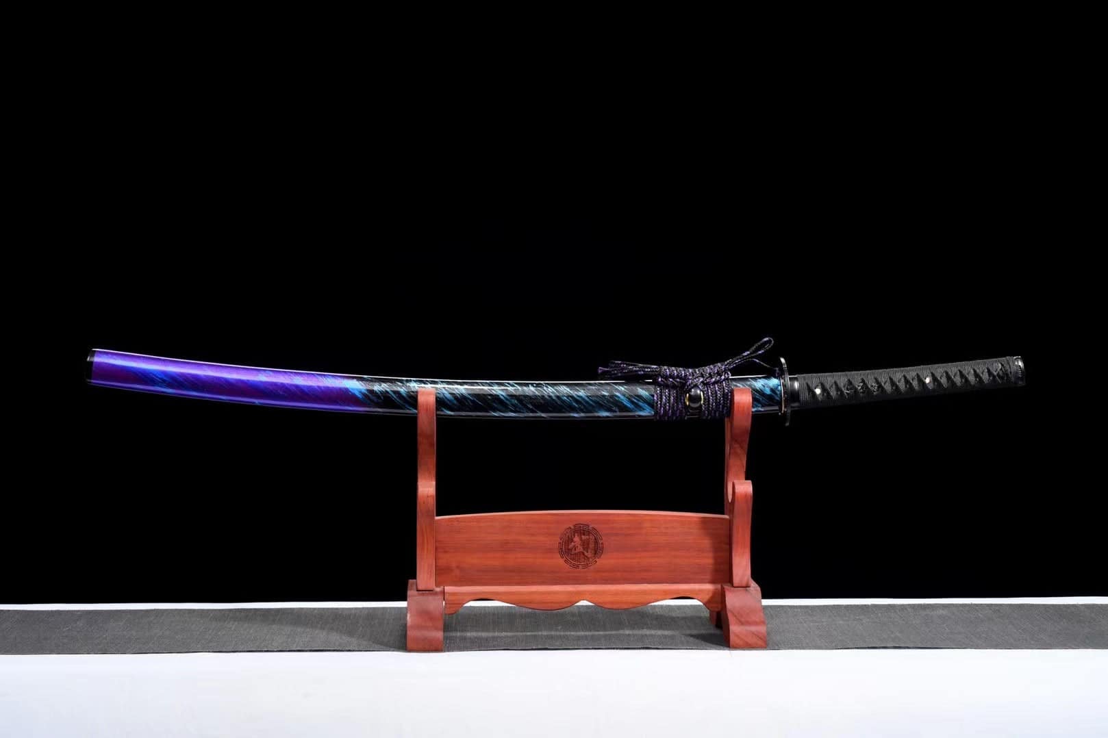Black And Purple Katana