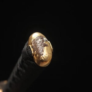 Lacquered Scabbard And Eagle Tsuba Katana