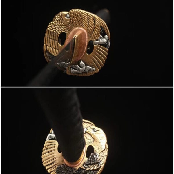 Lacquered Scabbard And Eagle Tsuba Katana