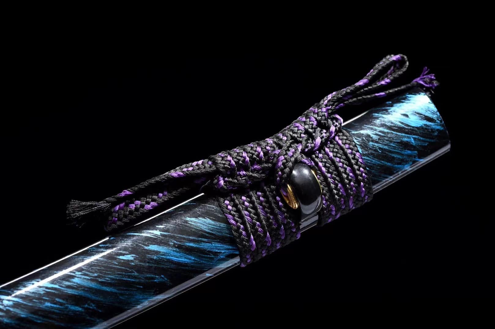 Black And Purple Katana